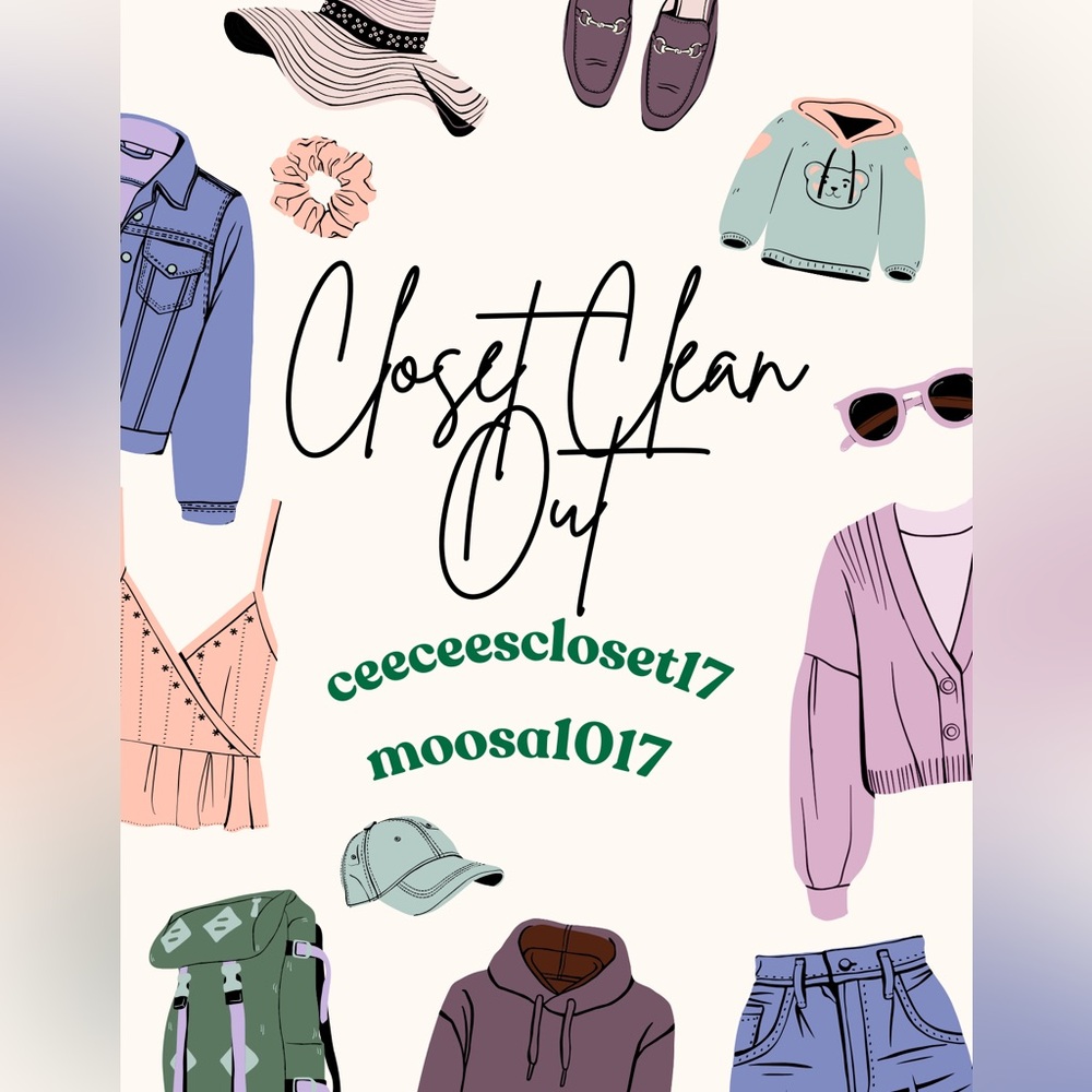 Join me and @moosa1017 for a closet clean out!!